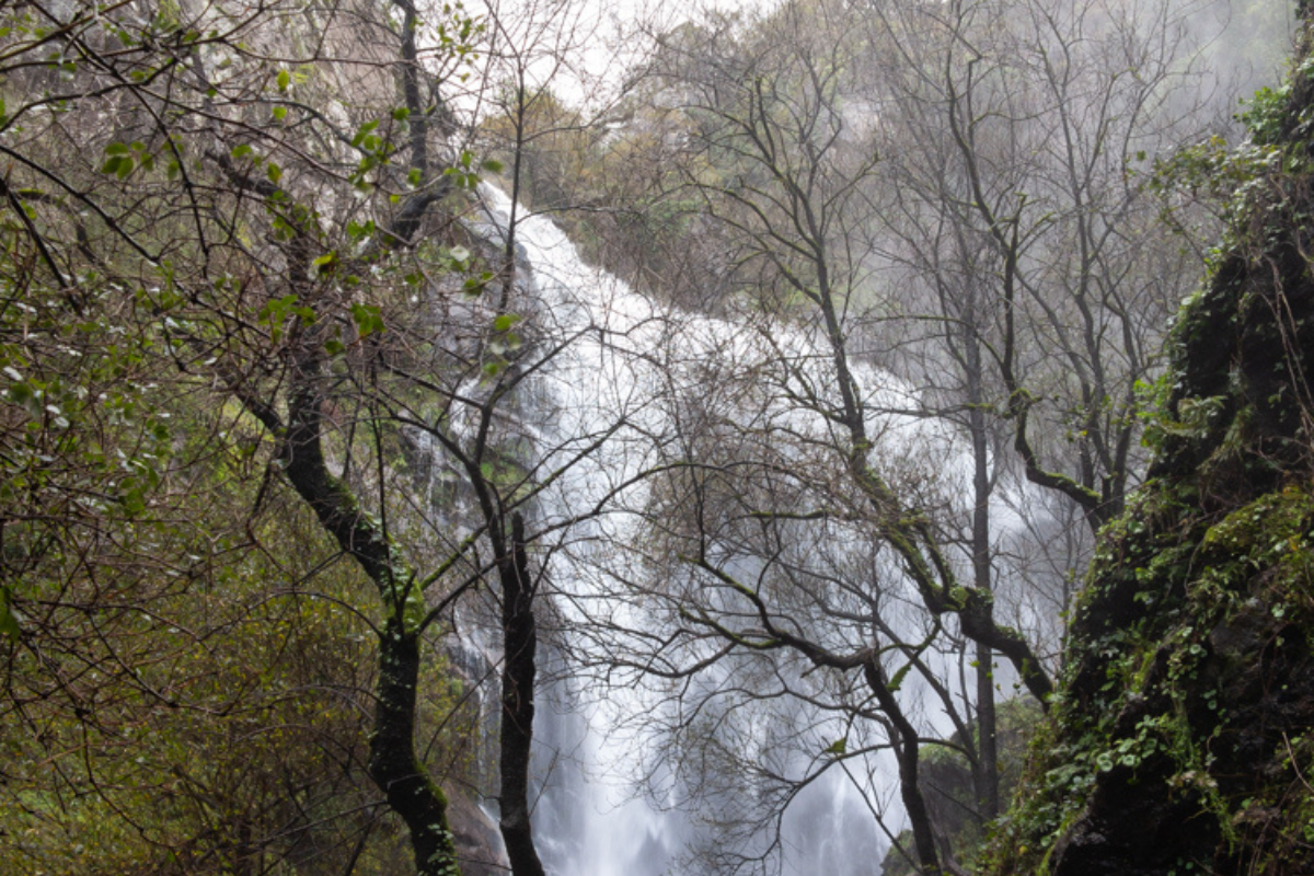 Fervenza do Toxa en invierno en Galicia